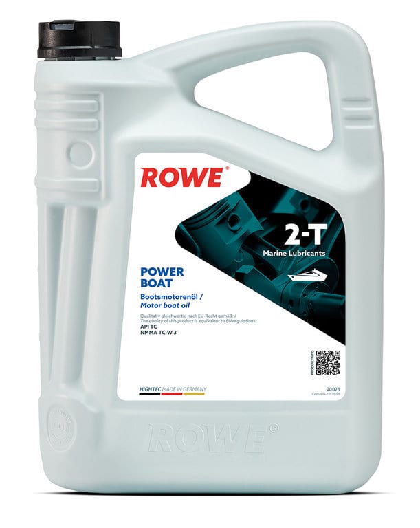 Масло моторное для 2-х тактных двигателей лодок ROWE HIGHTEC POWER BOAT 2-T TC-W3 синт.5л