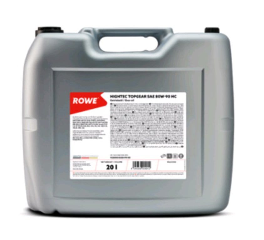 Масло трансмиссионное ROWE HIGHTEC TOPGEAR SAE 80W90 GL-4/GL-5 синт.20л/18.1кг