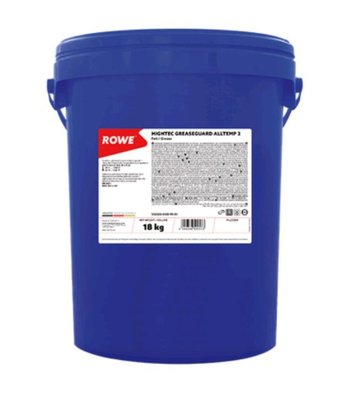 Смазка литиевая высокотемпературная HIGHTEC GREASEGUARD ALLTEMP 2 NLGI 2 18л/18кг (синяя) ROWE