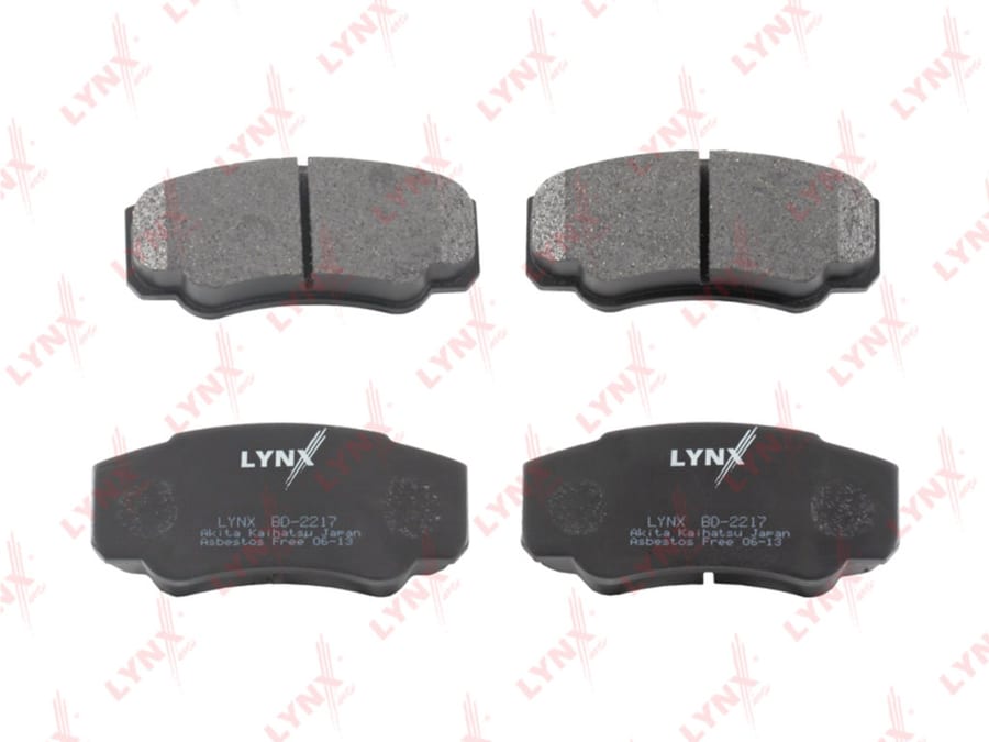 Колодки тормозные PEUGEOT Boxer CITROEN Jumper FIAT Ducato (94-) задние (4шт.) LYNX