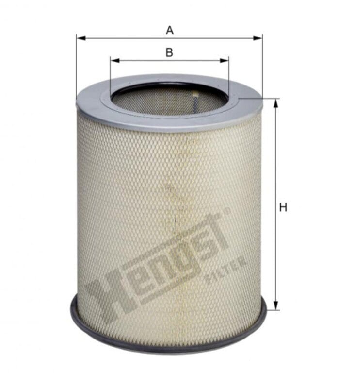 Фильтр воздушный VOLVO 12FM, 12FH HENGST