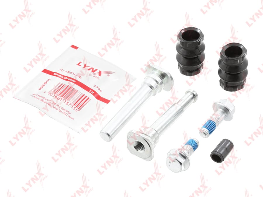Направляющая суппорта VW Polo (10-) SKODA Fabia (09-15), Rapid (12-) переднего комплект LYNX