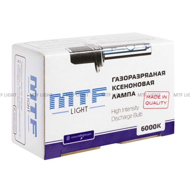Лампа 12V 27W Xenon H27 6000K MTF