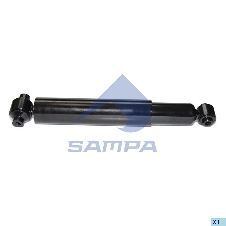 Амортизатор VOLVO FH12, 16, FM7, 9, 12 передний (440/712 16x100 16x66 O/O) SAMPA