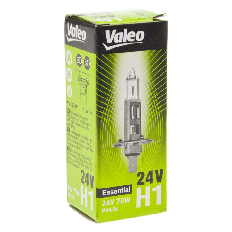 Лампа 24V H1 70W P14.5s (1шт.) Essential VALEO