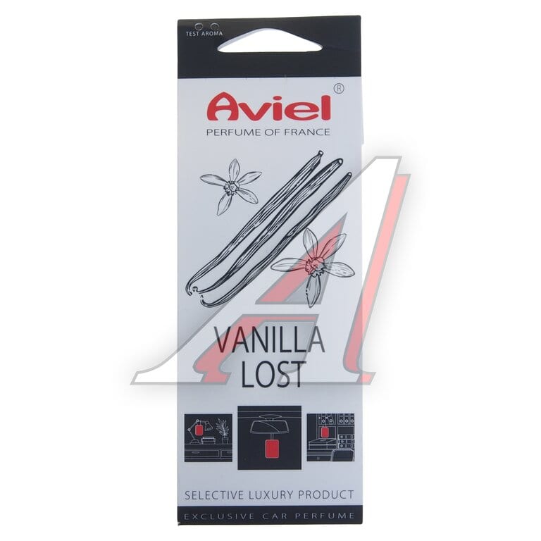 Ароматизатор подвесной картонный (Vanilla Lost) Perfume of France AVIEL