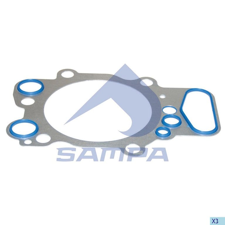 Прокладка головки блока SCANIA 124 (1 цилиндр/DSC12.01) SAMPA