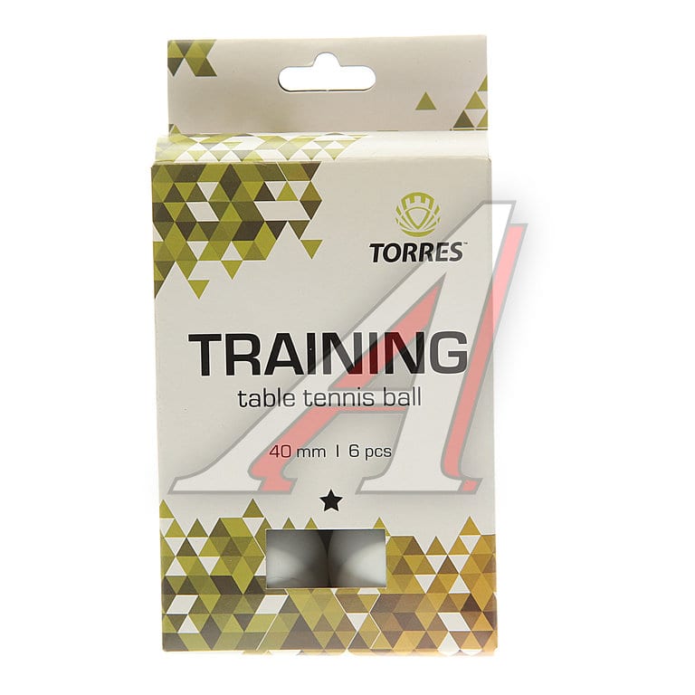 Шарик для настольного тенниса 6шт. Training 1 TORRES