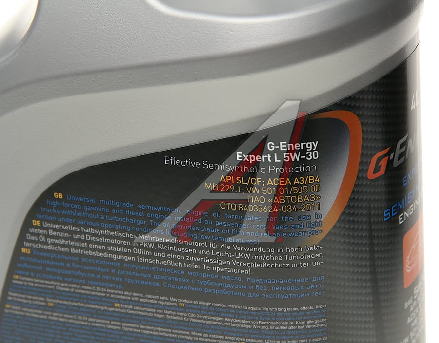 Масло моторное G-ENERGY EXPERT L SL/A3/B4 5W30 п/синт.4л