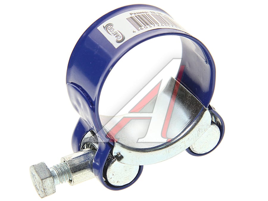 Хомут силовой d=032-035 (33) синий COMFORT