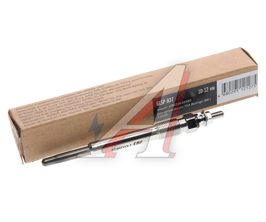 Свеча накаливания PEUGEOT 206, 306, 307 (02-08) CITROEN C4, C5 STARTVOLT