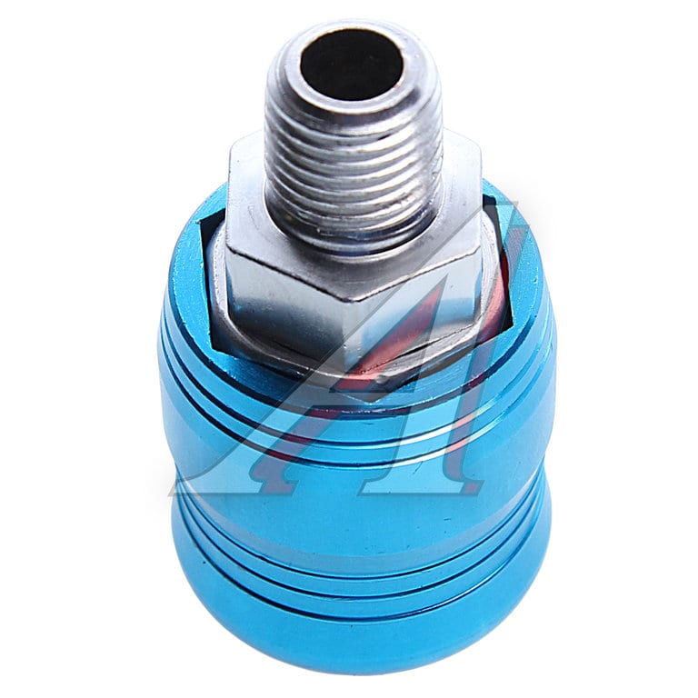 Переходник для компрессора M1/4" быстросъемный с клапаном наружная резьба НОРМ