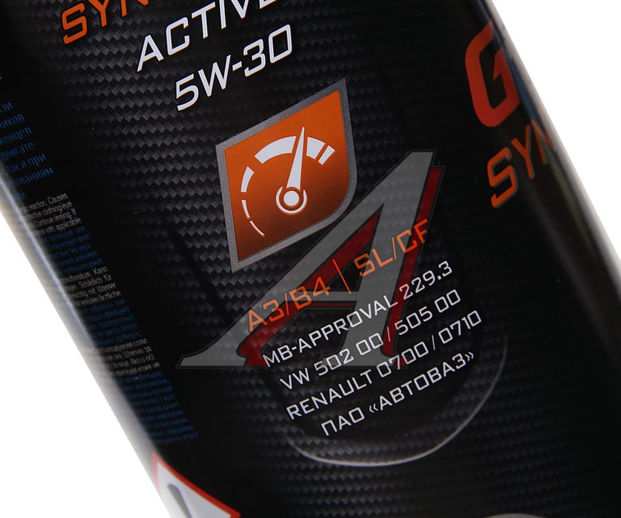 Масло моторное G-ENERGY Synthetic Active SN/CF/A3/B4 5W30 синт.5л