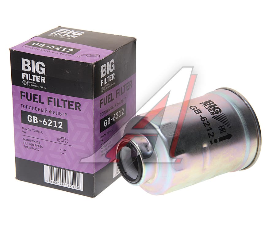 Фильтр топливный TOYOTA Land Cruiser 80, 90, 120 (80-07-), Hiace (84-06-) (D/TDI) BIG FILTER