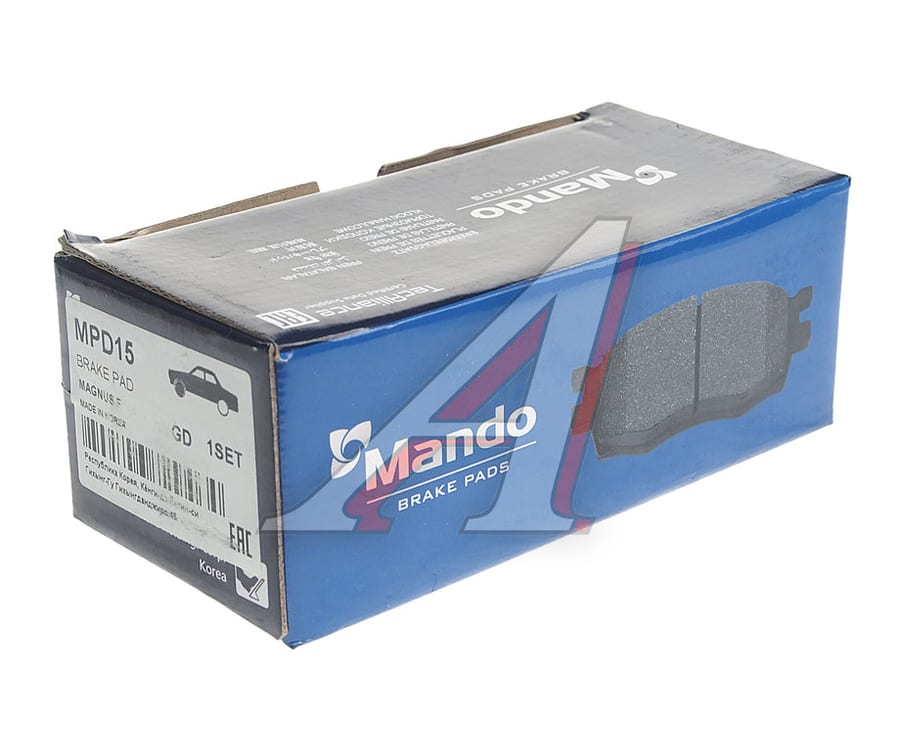 Колодки тормозные CHEVROLET Epica, Evanda, Magnus, Leganza передние (4шт.) MANDO