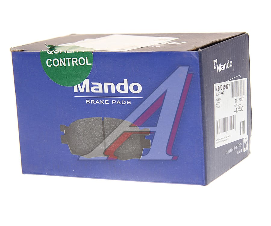 Колодки тормозные HONDA Accord, Civic (83-92) передние (4шт.) MANDO