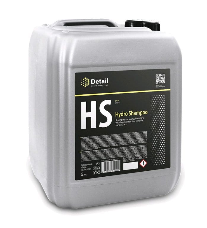 Шампунь для ручной мойки 5л вторая фаза HS Hydro Shampoo DETAIL