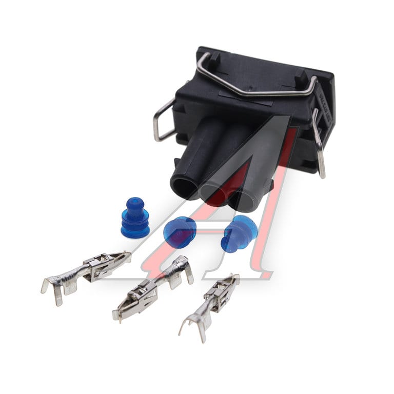 Разъем VW AUDI SEAT SKODA электрический (3-х контактный) TE PARTS