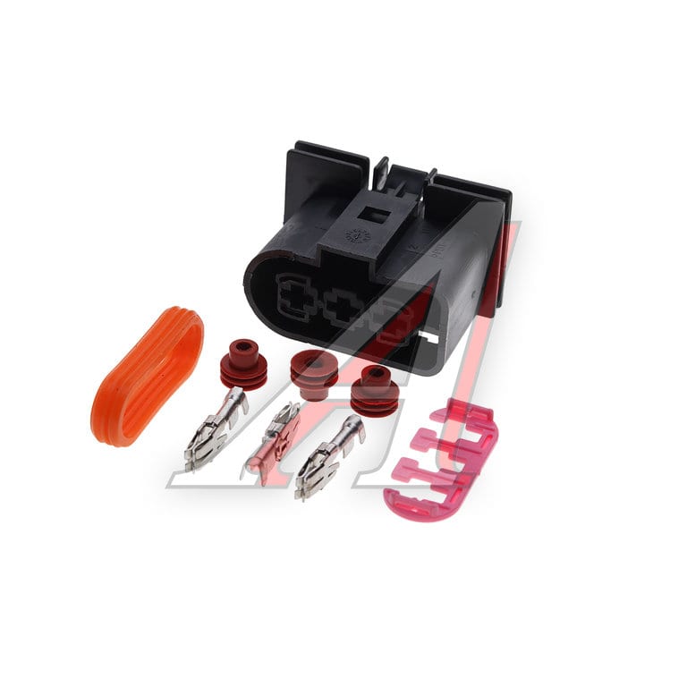 Разъем VW AUDI SEAT SKODA электрический (3-х контактный) TE PARTS