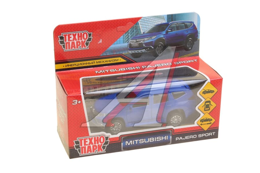 Модель автомобиля MITSUBISHI Pajero Sport металлическая ТЕХНОПАРК