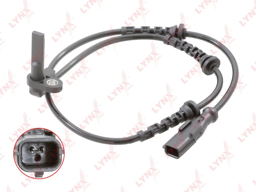 Датчик АБС RENAULT Duster (10-), Fluence (10-), Megane (08-) колеса переднего LYNX