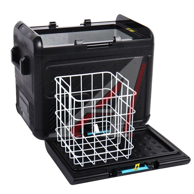 Автохолодильник 50л 66х41х51см компрессорный 12-24-220V 50W металл, пластик 17кг LIBHOF
