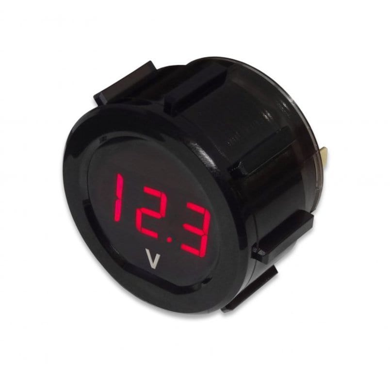 Индикатор напряжения светодиодный 12/24V красная подсветка ЭНЕРГОМАШ