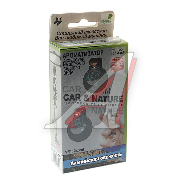 Ароматизатор подвесной жидкостный (Альпийская свежесть) Car&Nature FKVJP