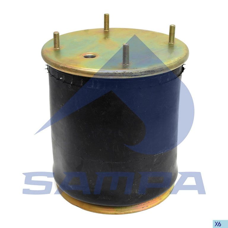 Пневморессора FRUEHAUF ROR SAF (металлический стакан) SAMPA