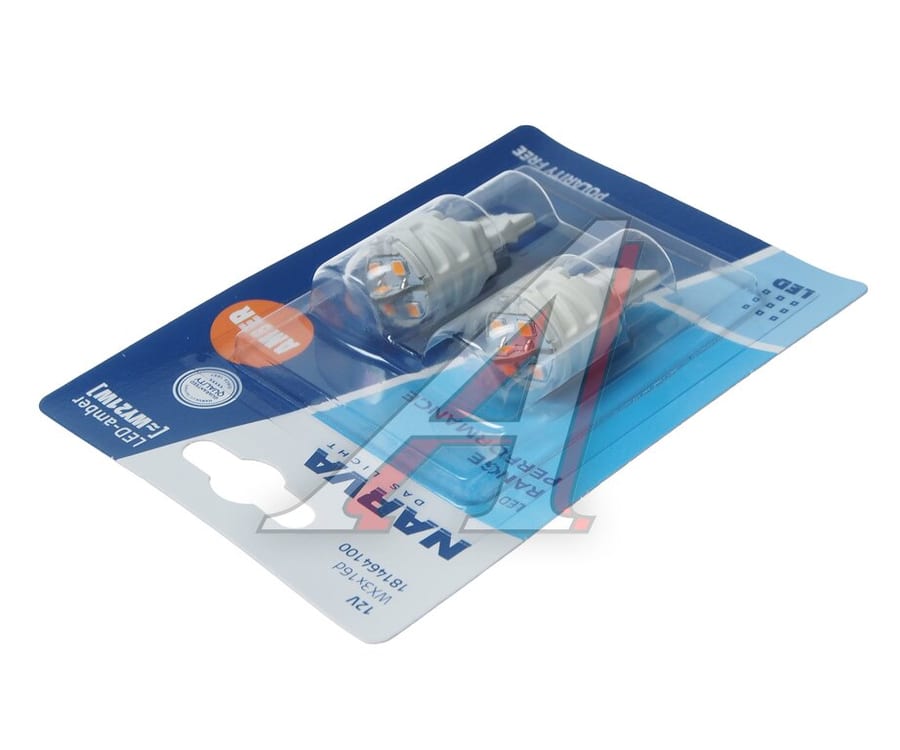 Лампа светодиодная 12V WY21W WX3x16d блистер (2шт.) LED RPL2 NARVA
