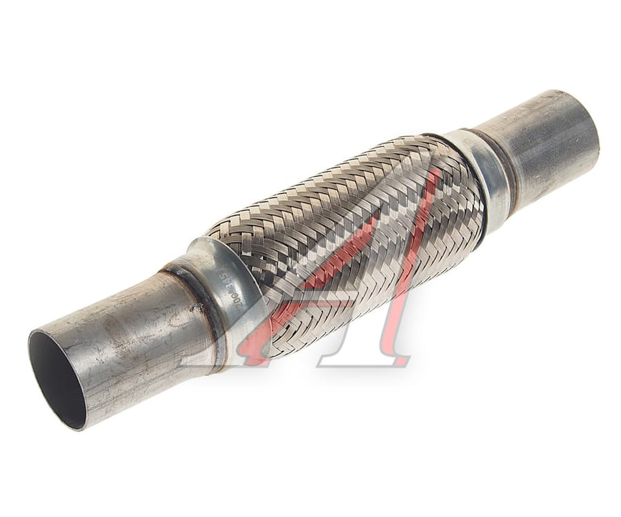 Гофра глушителя 54x200 общая длина 345 interlock в 3-ой оплетке KORTEX
