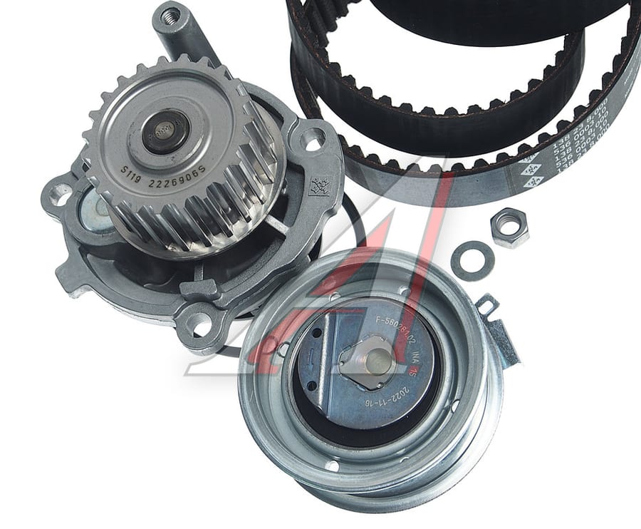 Комплект ГРМ VW AUDI A3 (96-13), A4 (94-08) SKODA Octavia (97-) (с помпой для 1.6) INA