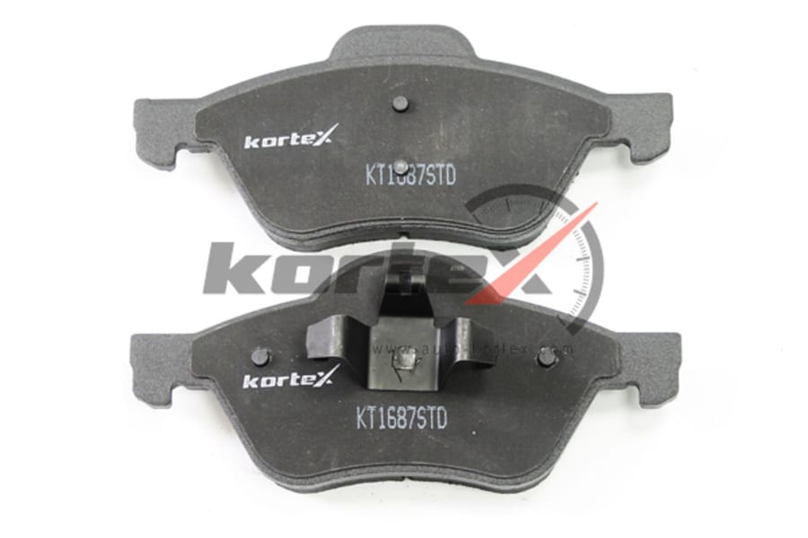 Колодки тормозные RENAULT Megane 2, Laguna 2, Scenic 2 передние (4шт.) KORTEX