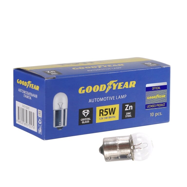 Лампа 12V R5W BA15s GOODYEAR