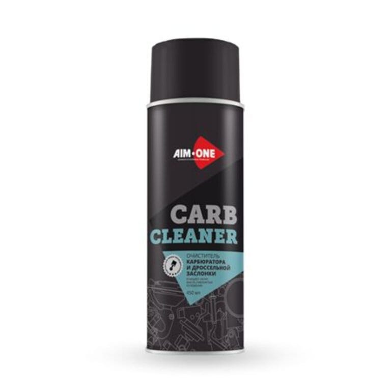 Очиститель дроссельной заслонки и карбюратора 450мл аэрозоль Carb Cleaner AIM-ONE
