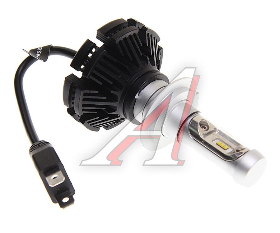 Лампа светодиодная 12V H7 PX26d 6200K 6 светодиодов блистер (2шт.) MEGAPOWER