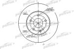 Диск тормозной MERCEDES C (W202) передний (1шт.) PATRON