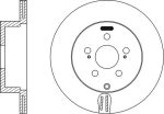 Диск тормозной TOYOTA Previa, Supra (93-) задний (1шт.) FIT