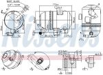 Осушитель кондиционера SCANIA P, G, R, T series (04-) NISSENS