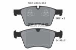 Колодки тормозные MERCEDES ML (W164) (05-11) передние (4шт.) TEXTAR