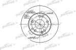 Диск тормозной MERCEDES 190 (W201) передний (1шт.) PATRON